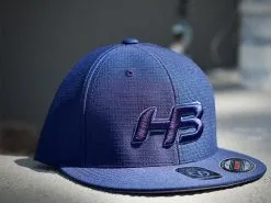 HB Sports Headbanger Sports Exclusive I8508 Flexfit Aerated Performance Hat: Navy ColorRush