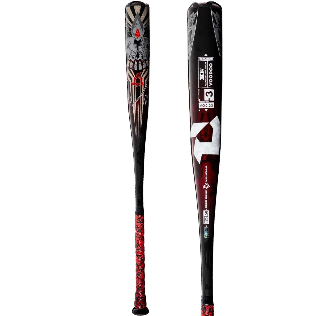2022 DeMarini Voodoo One BBCOR (-3) Baseball Bat: WTDXVOC-22