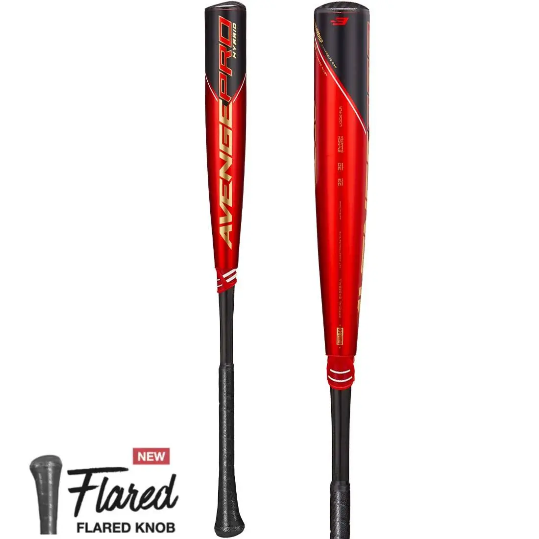 2023 Axe Avenge Pro Hybrid FLARED (-3) BBCOR Baseball Bat: L130K-FLR 1 2023 Axe Avenge Pro Hybrid FLARED (-3) BBCOR Baseball Bat: L130K-FLR