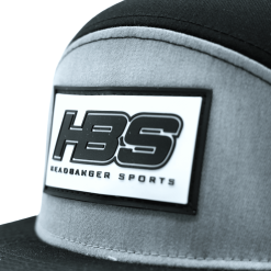 HB Sports Headbanger Sports Lifestyle Pacific P787 6-Panel Arch Snapback Hat: Black / Heather Grey -Baseball Bats Sales Shop 25 0a270c96 12e7 4d7b bdf8 c6bea280a145