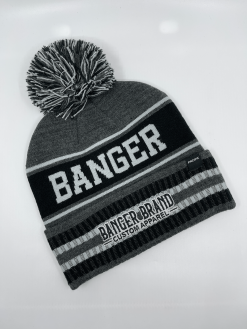 HB Sports Banger Brand Custom Heather Winter Pom-Pom Beanie -Baseball Bats Sales Shop 4544cd15 713a 43a9 8af5 22167174d26f