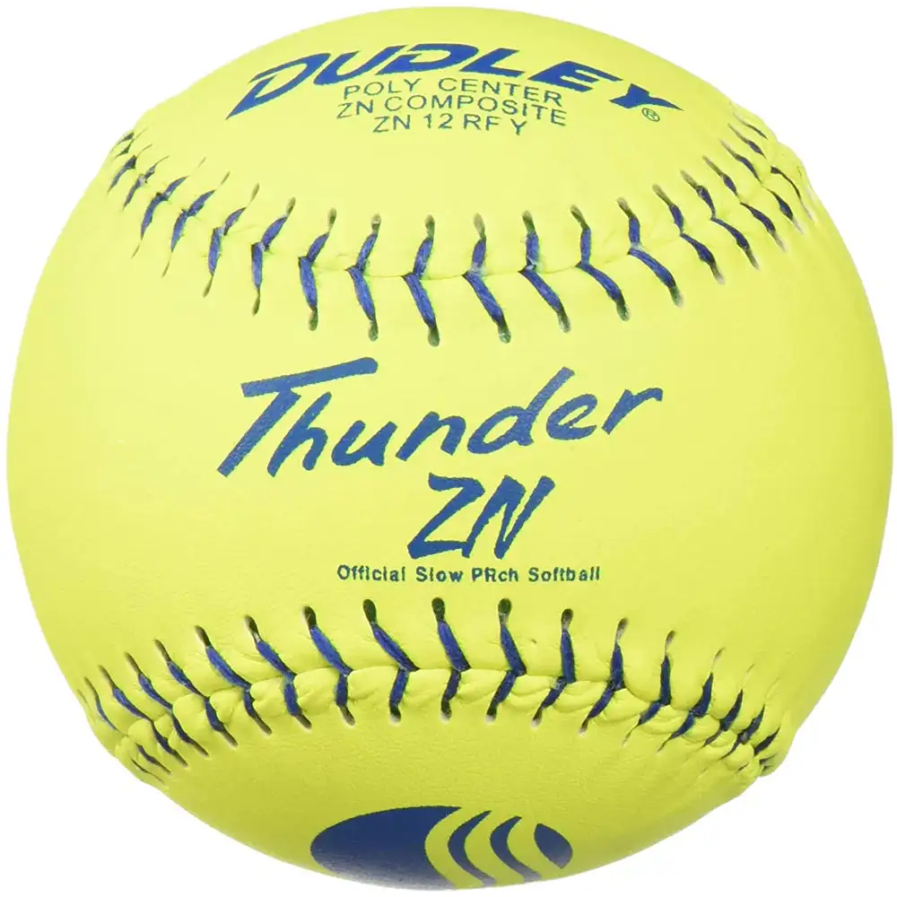 Dudley Thunder ZN 12" Classic M USSSA Slowpitch Softballs (DOZEN): 4U540Y 1 Dudley Thunder ZN 12" Classic M USSSA Slowpitch Softballs (DOZEN): 4U540Y