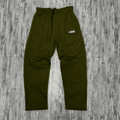 HB Sports Headbanger Sports Performance Fleece Lined Sweatpants: Olive Green -Baseball Bats Sales Shop 6