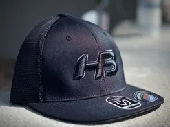 HB Sports Headbanger Sports I8501 Cap America Flexfit Performance Trucker Mesh Back Hat: Blackout