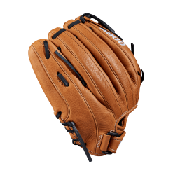 Wilson Aura A900 12" Fastpitch Softball Glove: WTA09RF2012 -Baseball Bats Sales Shop A09LF2012 3 Aura FP 12 BritishTan White Alt 02