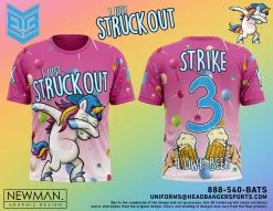 HB Sports Banger Brand " I Just Struck Out " SS Jersey