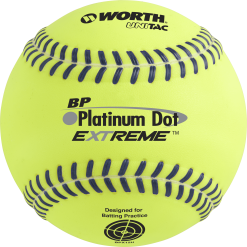 Worth Platinum Dot EXTREME Batting Practice Softballs: BPX12U