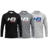 HB Sports Headbanger Sports Exclusive Ultra Lightweight Long Sleeve Hoodies: Stars & Bars