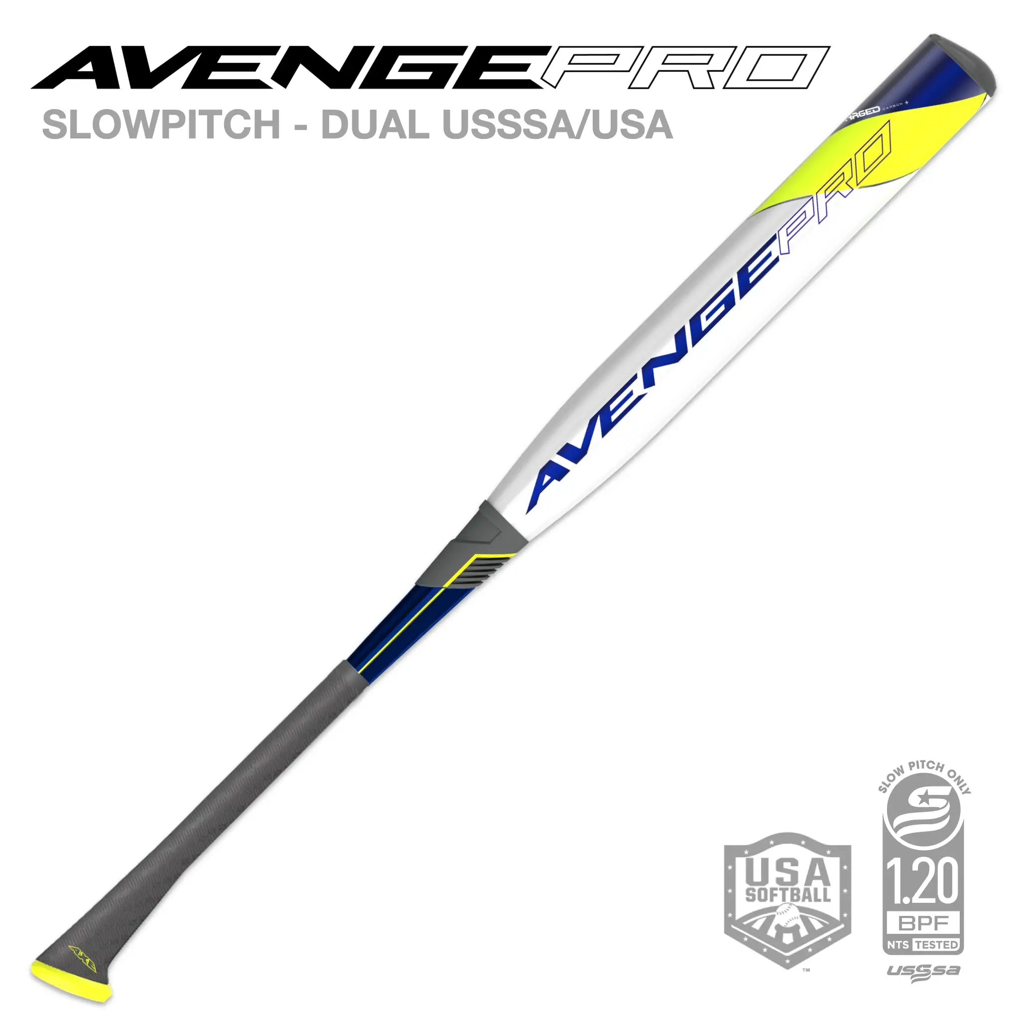2022 Axe Avenge Pro Dual Stamp 240 Slowpitch Softball Bat: L193J 3 2022 Axe Avenge Pro Dual Stamp 240 Slowpitch Softball Bat: L193J - Image 3