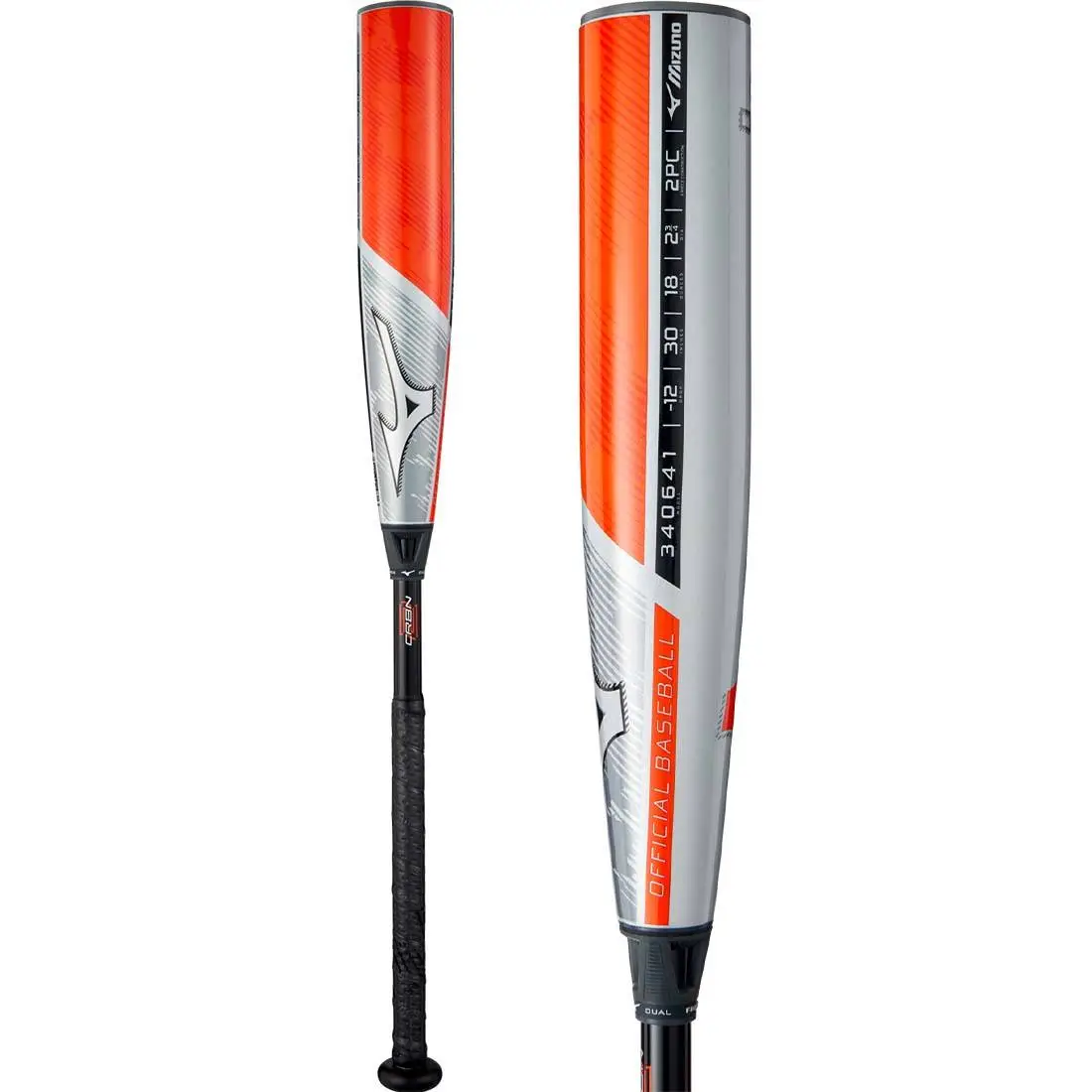 2023 Mizuno B23-CRBN2 (-12) USSSA Baseball Bat: 340641 1 2023 Mizuno B23-CRBN2 (-12) USSSA Baseball Bat: 340641
