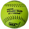 Worth 12" Super Gold Dot NSA Slowpitch Softballs (Dozen): NI12CY