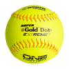 Worth 12" One Nation Super Gold Dot Extreme Slowpitch Softballs (One Dozen): ON12CY