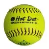 Worth 12" ASA Hot Dot Slowpitch Softballs (Dozen): AHD12CY