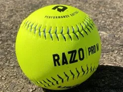 DeMarini RAZZO 12" PRO M USSSA Slowpitch Softballs (Dozen): WTDRZPMC12UB -Baseball Bats Sales Shop PhotoMar11 121157PM scaled