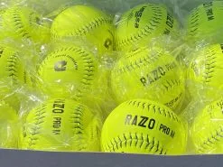 DeMarini RAZZO 12" PRO M USSSA Slowpitch Softballs (Dozen): WTDRZPMC12UB -Baseball Bats Sales Shop PhotoMar11 121203PM scaled