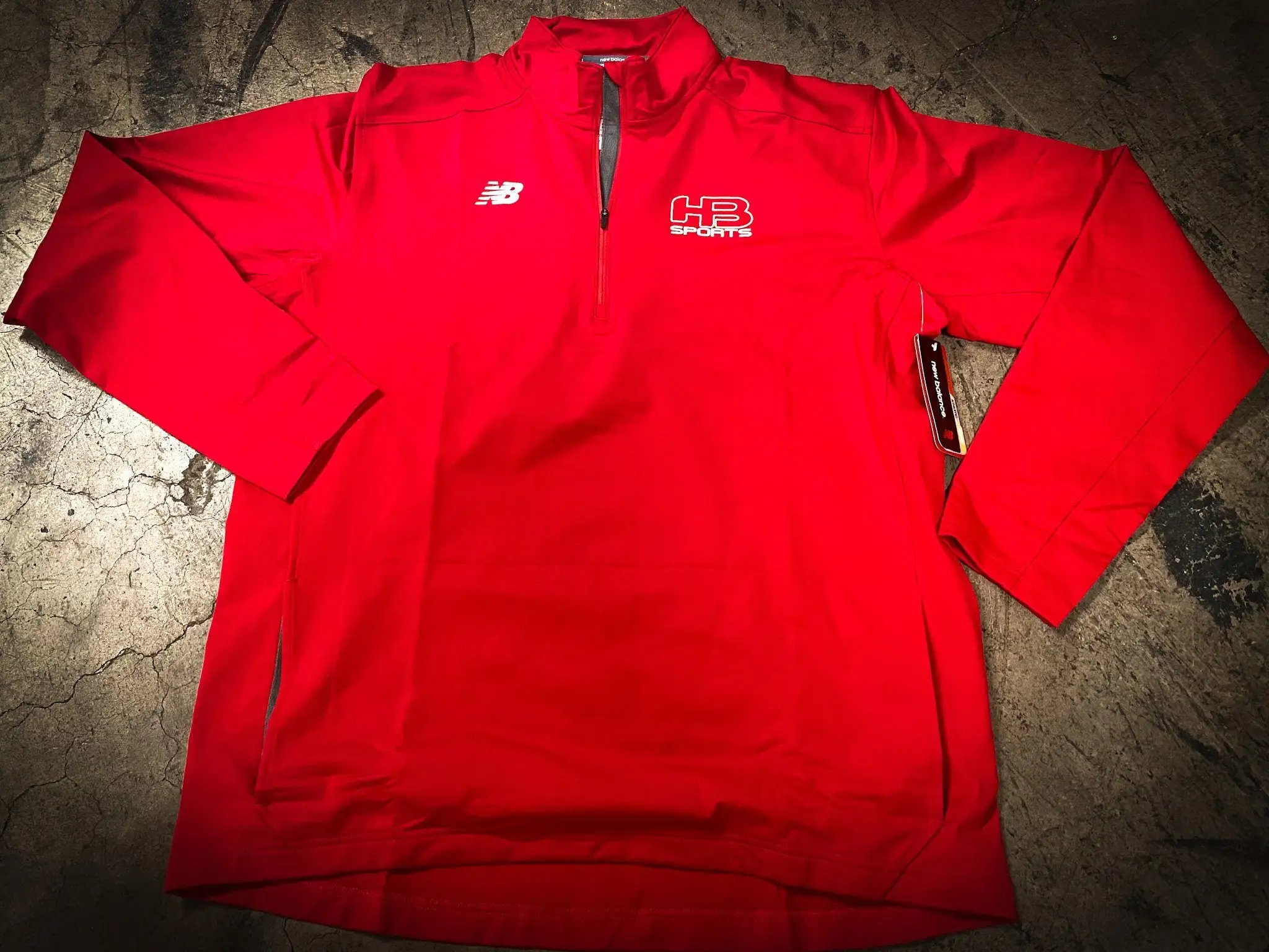 HB Sports New Balance Lightweight Solid Half Zip Pullovers 3 HB Sports New Balance Lightweight Solid Half Zip Pullovers - Image 3