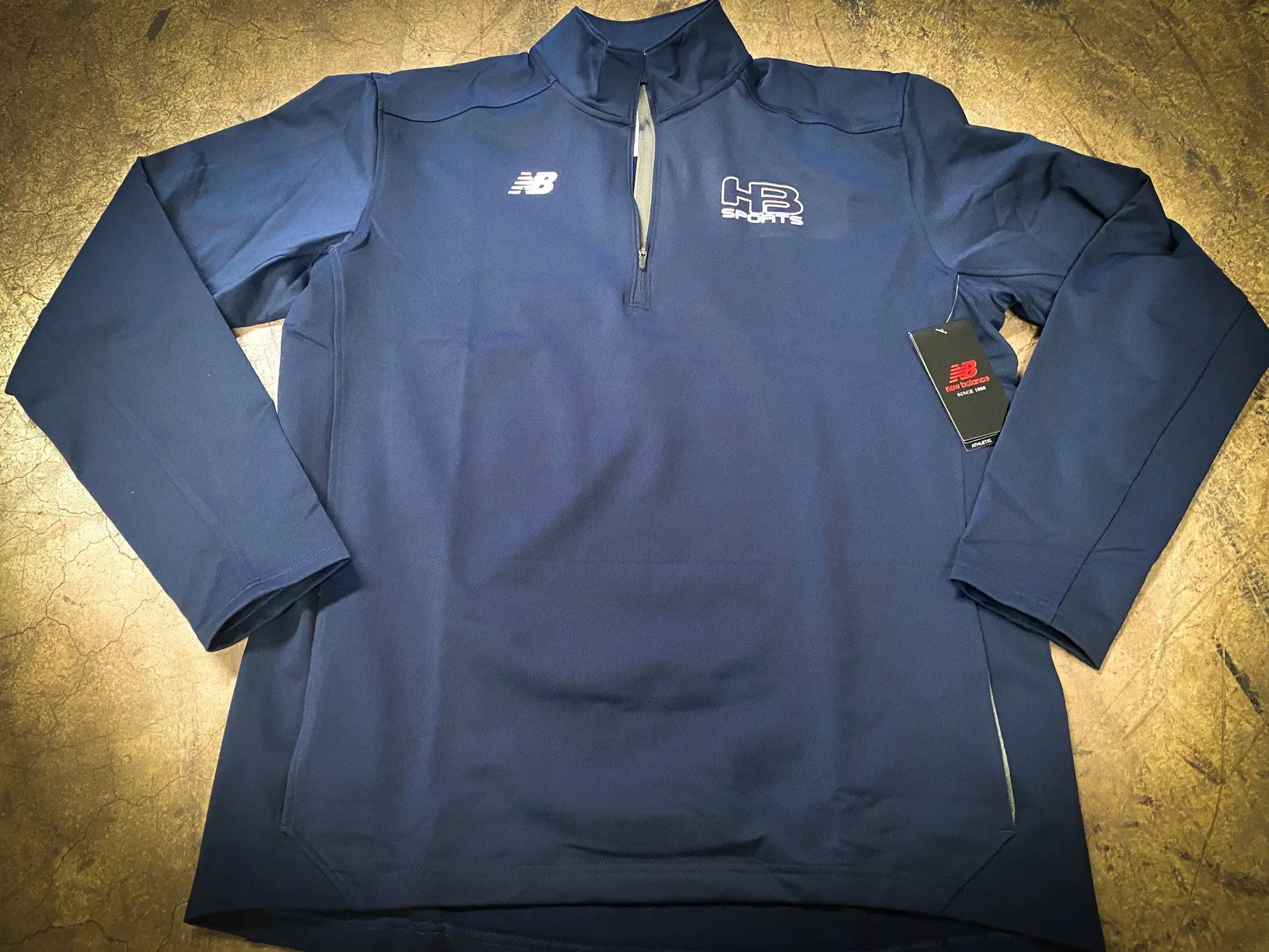 HB Sports New Balance Lightweight Solid Half Zip Pullovers 5 HB Sports New Balance Lightweight Solid Half Zip Pullovers - Image 5