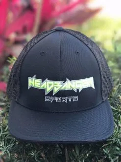 HB Sports Headbanger Logo 404m Fitted Hat - PSYCHO