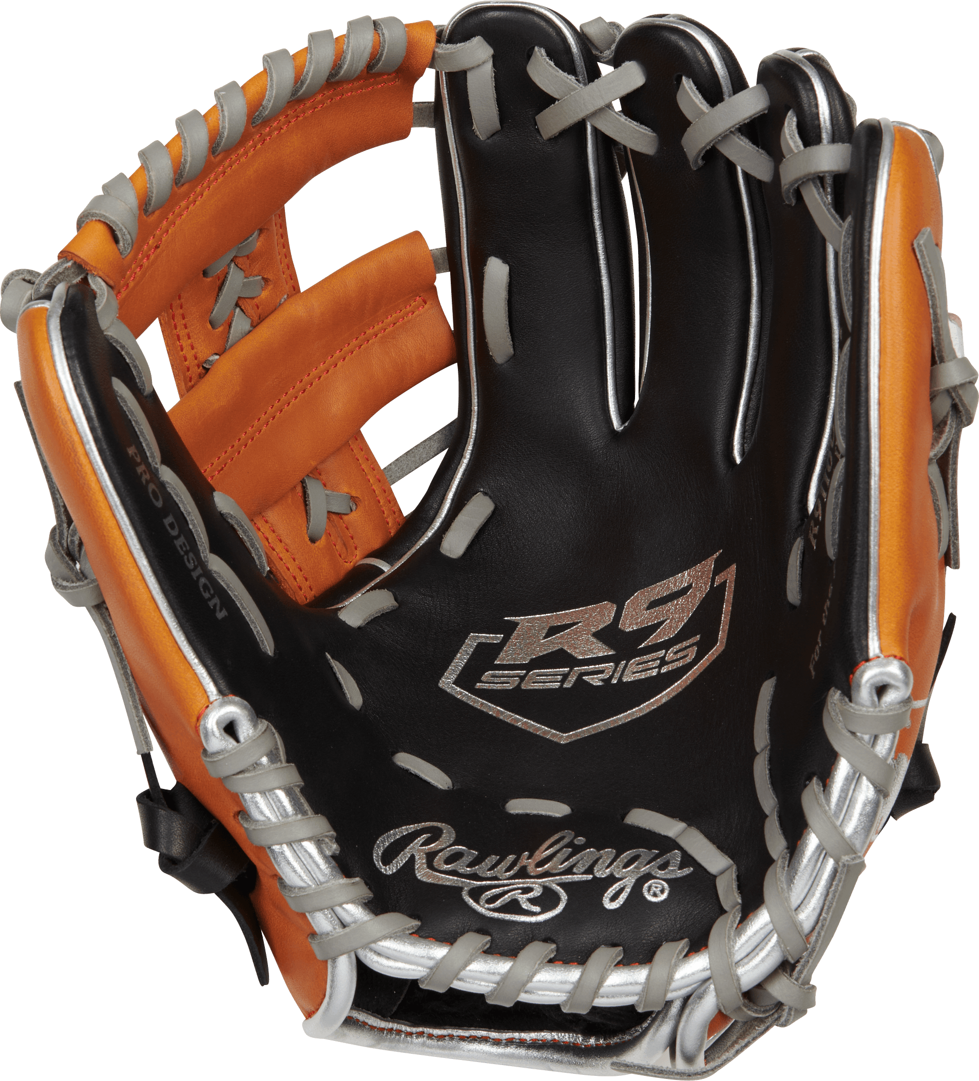Rawlings R9 Contour Series 11" Infield Baseball Glove: R9110U-19BT 3 Rawlings R9 Contour Series 11" Infield Baseball Glove: R9110U-19BT - Image 3