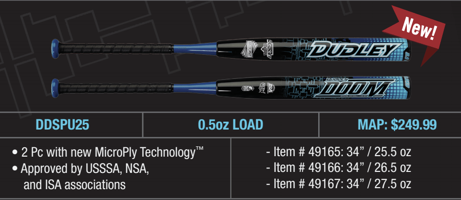 2020 Dudley Doom End-Loaded USSSA Slowpitch Softball Bat: DDSPU25 2 2020 Dudley Doom End-Loaded USSSA Slowpitch Softball Bat: DDSPU25 - Image 2