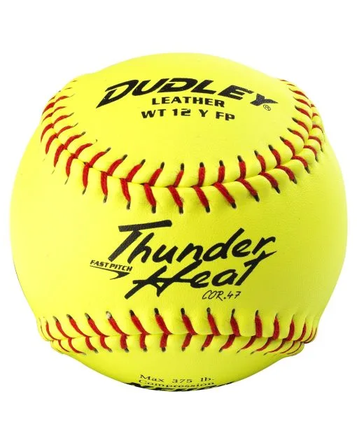 Dudley 12" NFHS Thunder Heat Fastpitch Softballs (Dozen): 43147 -Baseball Bats Sales Shop Spalding Digital Assets 14147