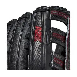 2021 Wilson A2K 1775SS 12.75" Outfield Baseball Glove: WBW1000671275 -Baseball Bats Sales Shop WBW100067 5 A2K OF 1775SS 1275 BlackSS BlackSnakeSS Red.png.cq5dam.web .1200.1200