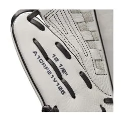 2022 Wilson A1000 V125 12.5" Outfield/Pitcher's Fastpitch Softball Glove: WTA10RF22V125 -Baseball Bats Sales Shop WBW100182 6 A1000 FP V125 OF 125 White Black.png.cq5dam.web .1200.1200