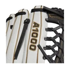 2022 Wilson A1000 T125 12.5" Outfield Fastpitch Softball Glove: WTA10RF22T125 14 2022 Wilson A1000 T125 12.5" Outfield Fastpitch Softball Glove: WTA10RF22T125 -Baseball Bats Sales Shop WBW100184 5 A1000 FP OF T125 125 White Black MetallicGold.png.cq5dam.web .1200.1200