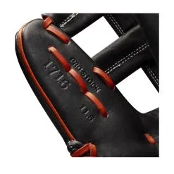 2022 Wilson A2000 1716 11.5" Infield Baseball Glove: WTA20RB221716 -Baseball Bats Sales Shop WBW100389 6 A2000 Leather 1716 IF 115 Black Copper.png.cq5dam.web .1200.1200