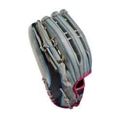 Wilson A2000 SCSP13SS 13" Slowpitch Softball Fielding Glove: WBW10040213 -Baseball Bats Sales Shop WBW100402 3 A2000 SP13 SC 13 GreyDimpled GreySS BlackSS.png.cq5dam.web .1200.1200
