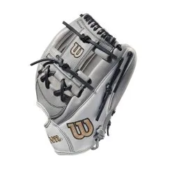 2022 Wilson A2000 H75 11.75" Infield Fastpitch Softball Glove: WTA20RF22H75 -Baseball Bats Sales Shop WBW100437 2 A2000 FP IF H75 1175 Grey White.png.cq5dam.web .1200.1200