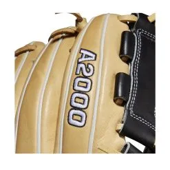 2022 Wilson A2000 P12 12" PItcher's Fastpitch Softball Glove: WTA20RF22P12 -Baseball Bats Sales Shop WBW100439 5 A2000 FP P P12 12 Blonde Black.png.cq5dam.web .1200.1200