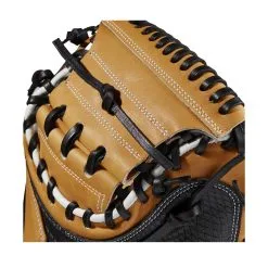 2023 Wilson A2K M1DSS 33.5" Baseball Catcher's Mitt: WBW100897335 -Baseball Bats Sales Shop WBW100897 4 A2K C M1DSC 335 VintageTan BlackSnakeSS.png.cq5dam.web .1200.1200