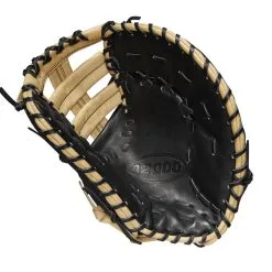 2023 Wilson A2000 1679 Super Skin 12.5" Baseball First Base Mitt: WBW100979125 -Baseball Bats Sales Shop WBW100979 1 A2000 1B 1679SS 125 Black BlackSS Blonde.png.cq5dam.web .1200.1200