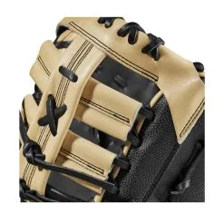 2023 Wilson A2000 1679 Super Skin 12.5" Baseball First Base Mitt: WBW100979125 -Baseball Bats Sales Shop WBW100979 4 A2000 1B 1679SS 125 Black BlackSS Blonde.png.cq5dam.web .1200.1200