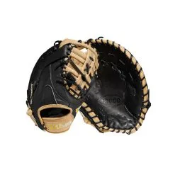 2023 Wilson A2000 1679 Super Skin 12.5" Baseball First Base Mitt: WBW100979125 -Baseball Bats Sales Shop WBW100979 8 A2000 1B 1679SS 125 Black BlackSS Blonde.png.cq5dam.web .1200.1200