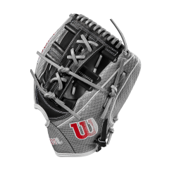 2023 Wilson A2000 FP75SS 11.75" Infield Fastpitch Glove: WBW1009911175 -Baseball Bats Sales Shop WBW100991 2 A2000 FP FP75SS 1175 GreySnakeSS Black Red