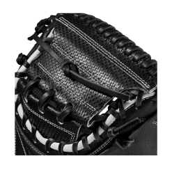 2023 Wilson A2000 M1DSS 33.5" Baseball Catcher's Mitt: WBW100995335 -Baseball Bats Sales Shop WBW100995 4 A2000 C M1DSC 335 BlackSS BlackDimple White WilsonGold