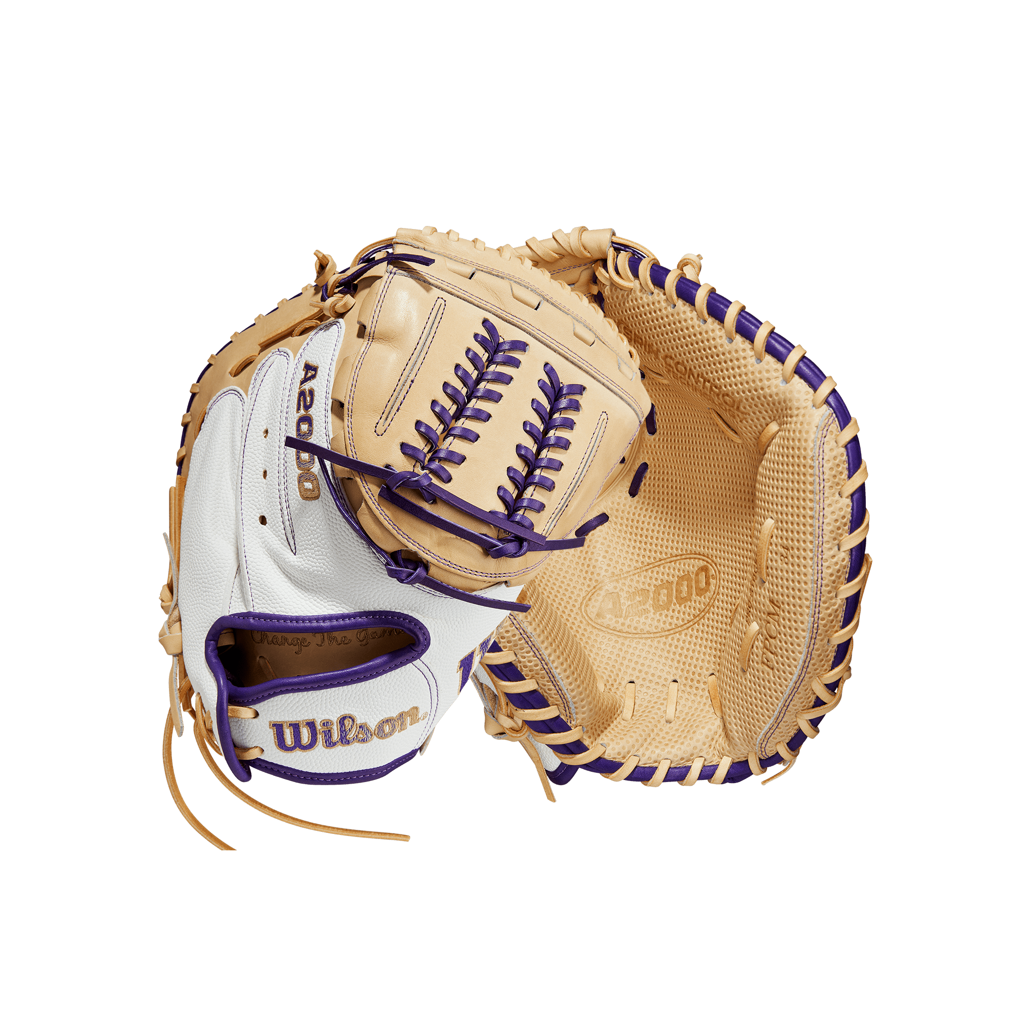 2023 Wilson A2000 Aubree Munro AM1 34" Fastpitch Catcher's Mitt: WBW10101834 - Image 8