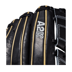 2020 Wilson A2K 12" Pitchers Baseball Glove: WTA2KRB20B2 -Baseball Bats Sales Shop WTA2KRB20B2 5 A2K Pitcher B212 12 Black Blonde Alt 04