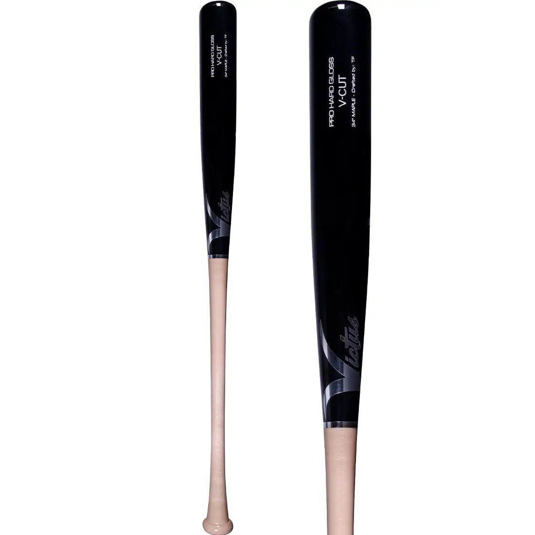 Victus Pro V-Cut Hard Maple Wood Baseball Bat: VGPC-N/BK 1 Victus Pro V-Cut Hard Maple Wood Baseball Bat: VGPC-N/BK