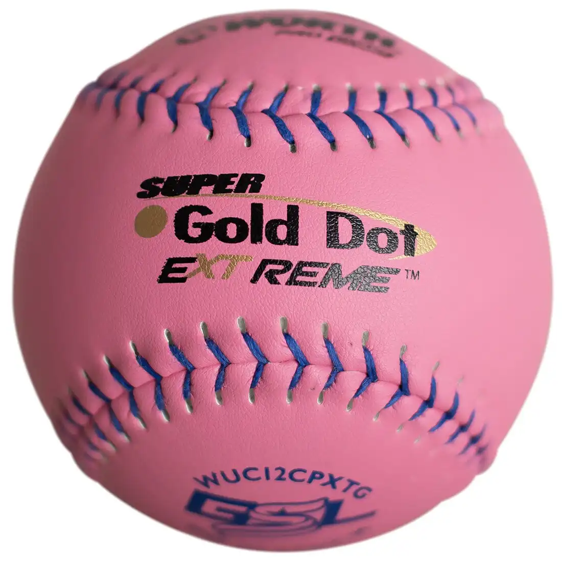 Worth Pink 12" GSL Super Gold Dot Extreme 40/325 Slowpitch Softballs (Dozen): WUC12CPXTG 1 Worth Pink 12" GSL Super Gold Dot Extreme 40/325 Slowpitch Softballs (Dozen): WUC12CPXTG