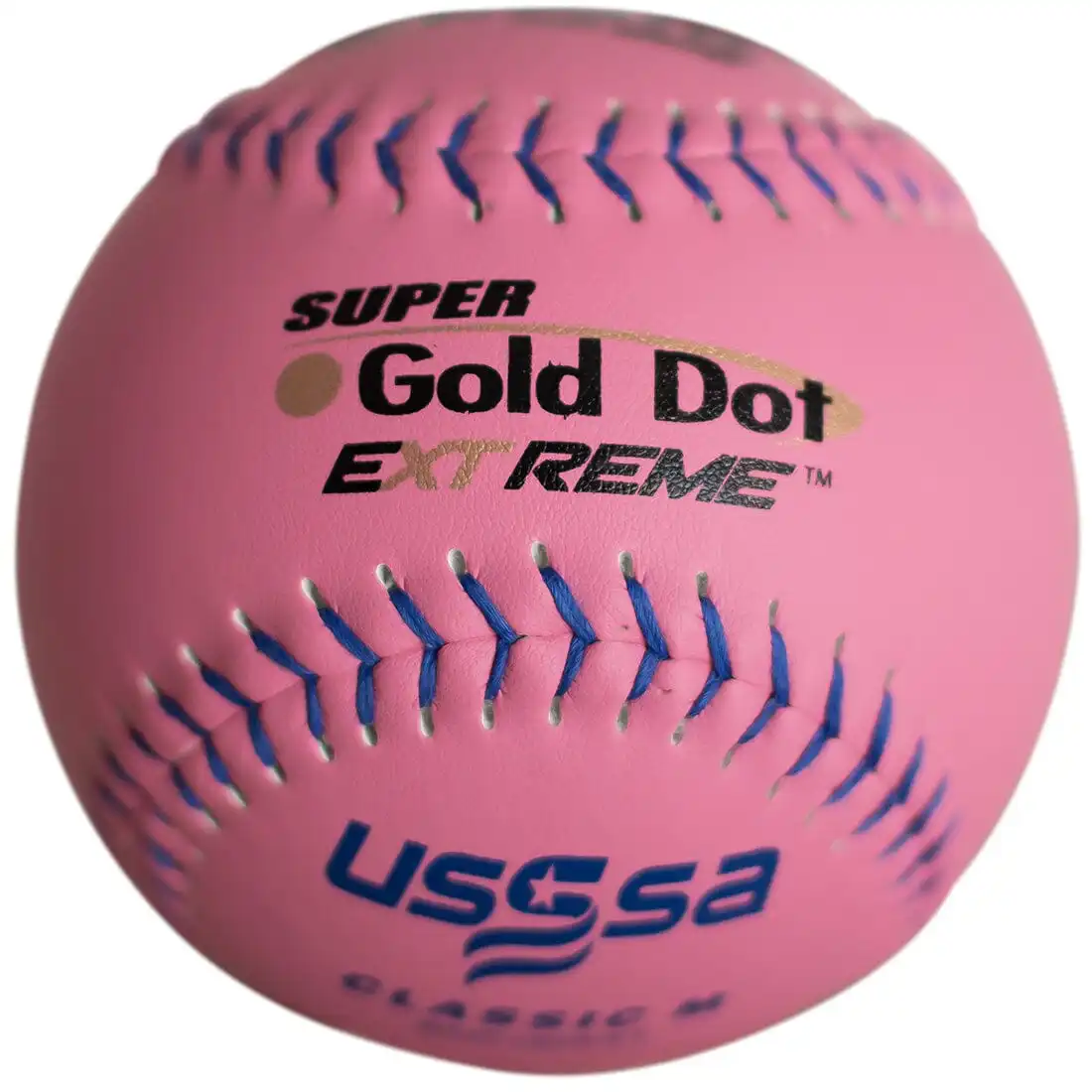 Worth Pink 12" USSSA Super Gold Dot Extreme Classic M 40/325 Slowpitch Softballs (Dozen): WUC12CPXT 1 Worth Pink 12" USSSA Super Gold Dot Extreme Classic M 40/325 Slowpitch Softballs (Dozen): WUC12CPXT