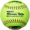 Worth 11" Super Green Dot WSL Slowpitch Softballs 47/400 (Dozen): YS11WSLC