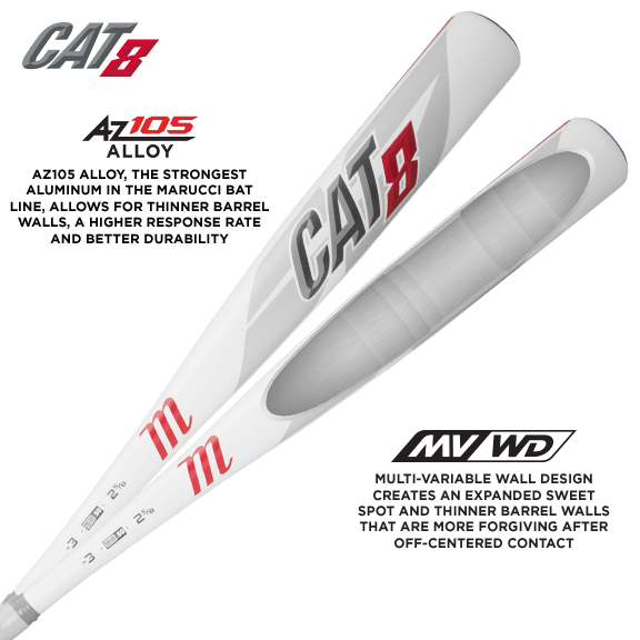 Marucci Cat 8 (-8) USSSA Baseball Bat: MSBC88 7 Marucci Cat 8 (-8) USSSA Baseball Bat: MSBC88 - Image 7